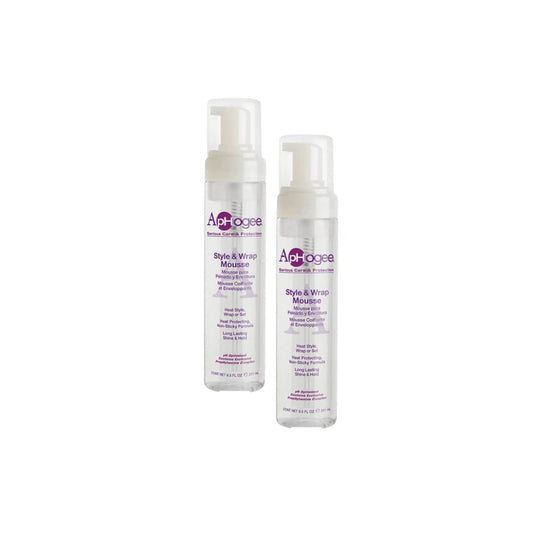 Aphogee Style and Wrap Mousse 8.5 Oz
