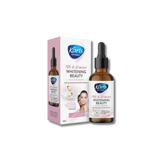 KARIS NATURALS Milk & Vitamins Whitening Beauty Face Serum 50ml