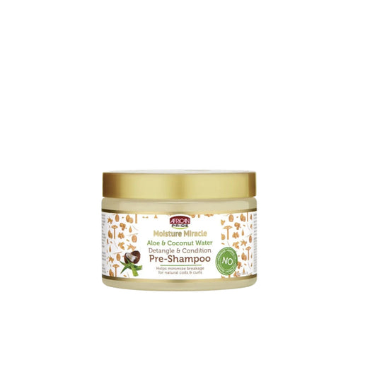 AFRICAN PRIDE Moisture Miracle Aloe & Coconut Water Pre-Shampoo, 12oz