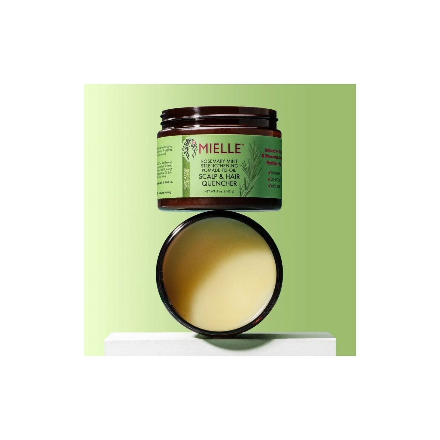 MIELLE Rosemary Mint Pomade-to-Oil Scalp & Hair Quencher 5oz