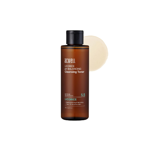 ACWELL Licorice pH Balancing Korean Toner for Cleansing