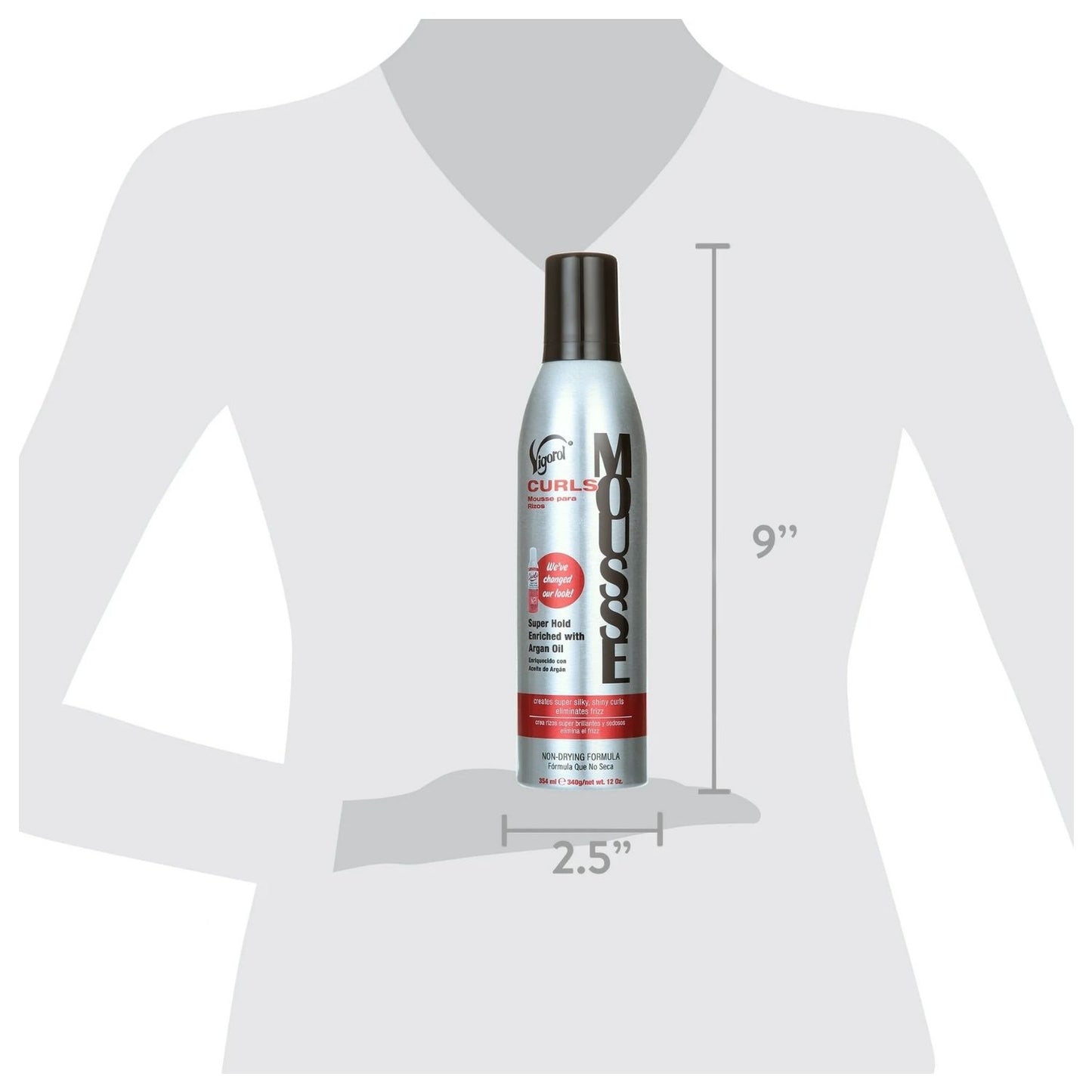 Vigorol Curling Mousse 12 Oz.