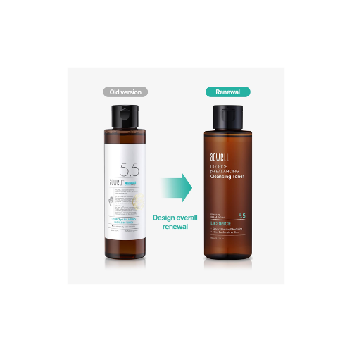 ACWELL Licorice pH Balancing Korean Toner for Cleansing