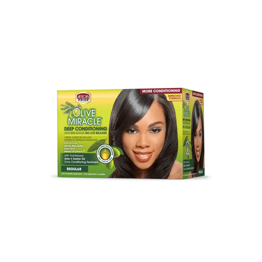 AFRICAN PRIDE Olive Miracle No-Lye Relaxer