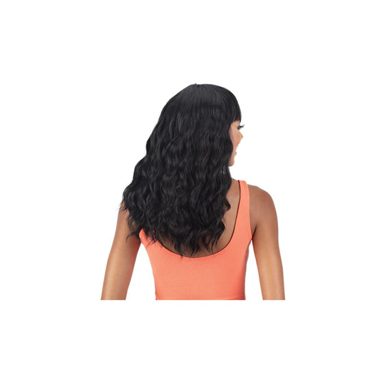 Mayde Beauty Human Hair Blend Mocha Wig - HONEY