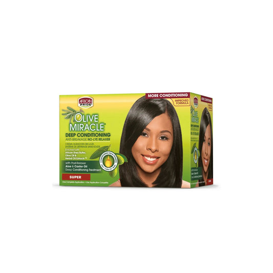 AFRICAN PRIDE Olive Miracle No-Lye Relaxer