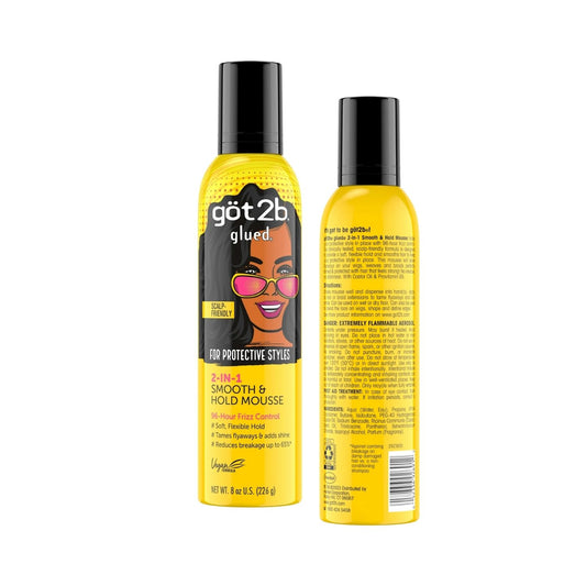 Got2B Glued Smooth & Hold Hair Mousse - 8oz
