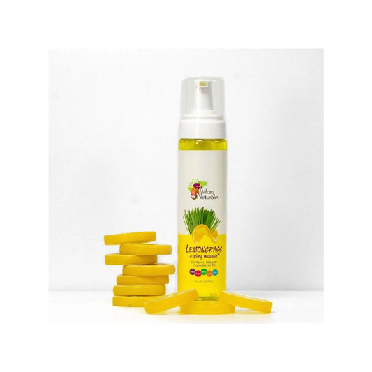 Alikay Naturals Lemongrass Styling Mousse, 8 fl oz