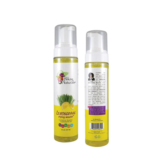 Alikay Naturals Lemongrass Styling Mousse, 8 fl oz