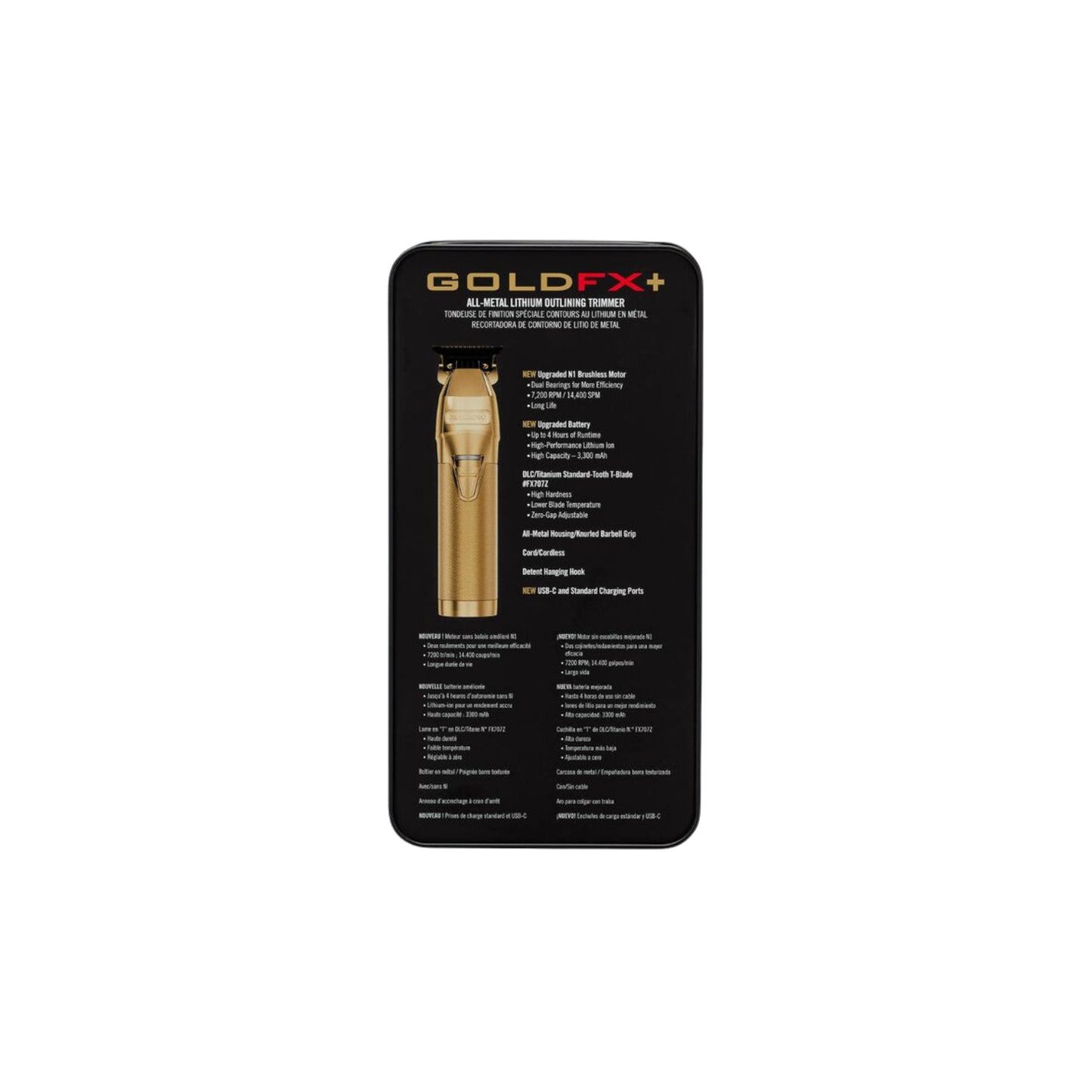 BABYLISSPRO® GOLDFX+ ALL-METAL LITHIUM OUTLINING TRIMMER