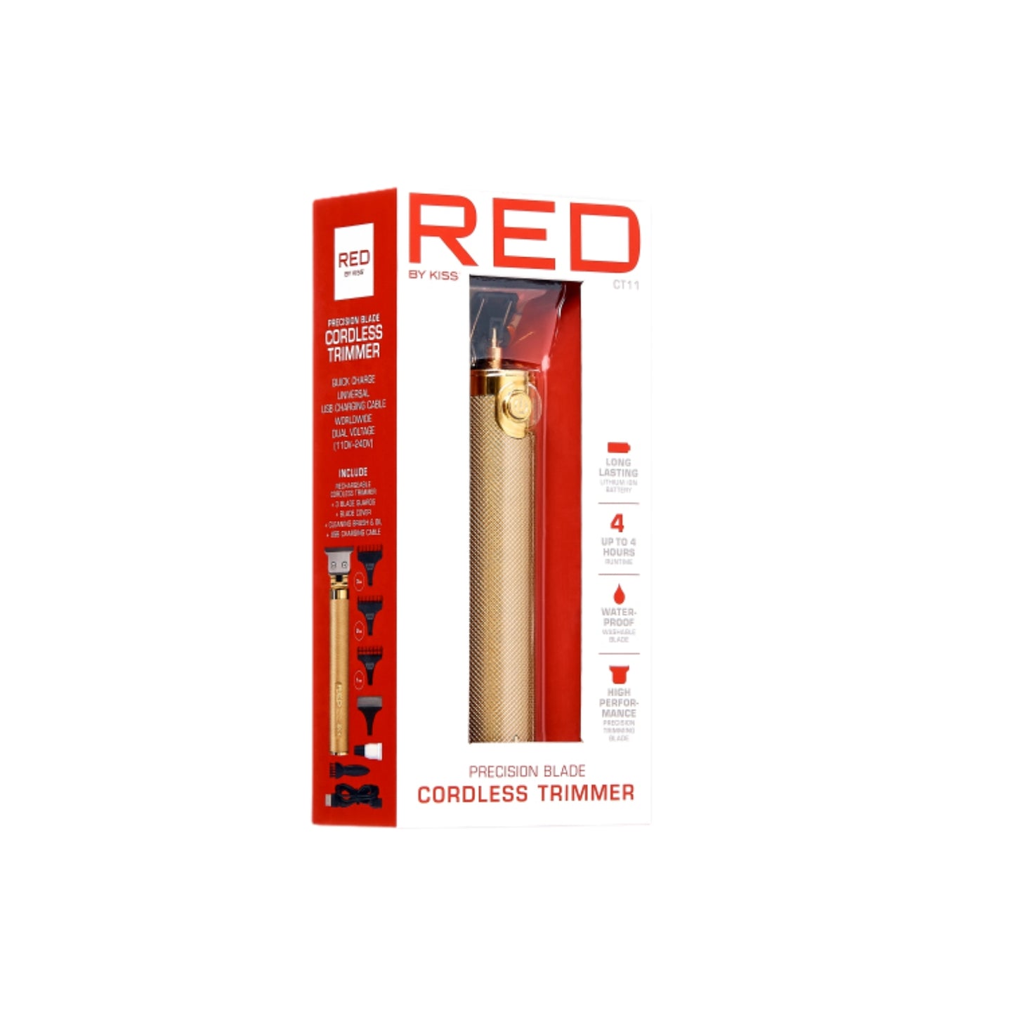 RED Precision Blade Cordless Trimmer Gold CT11