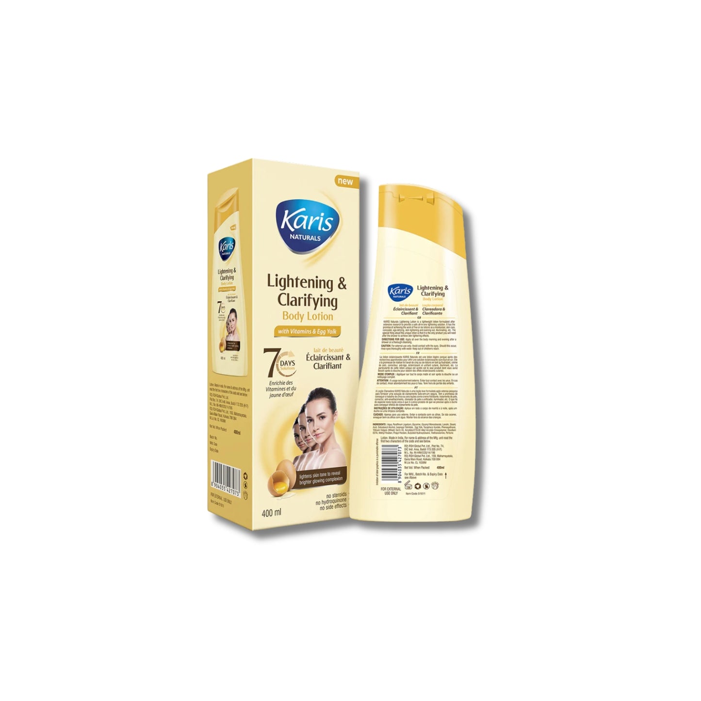 KARIS NATURALS Vitamin Boost Lightening & Clarifying Body Lotion 400ml