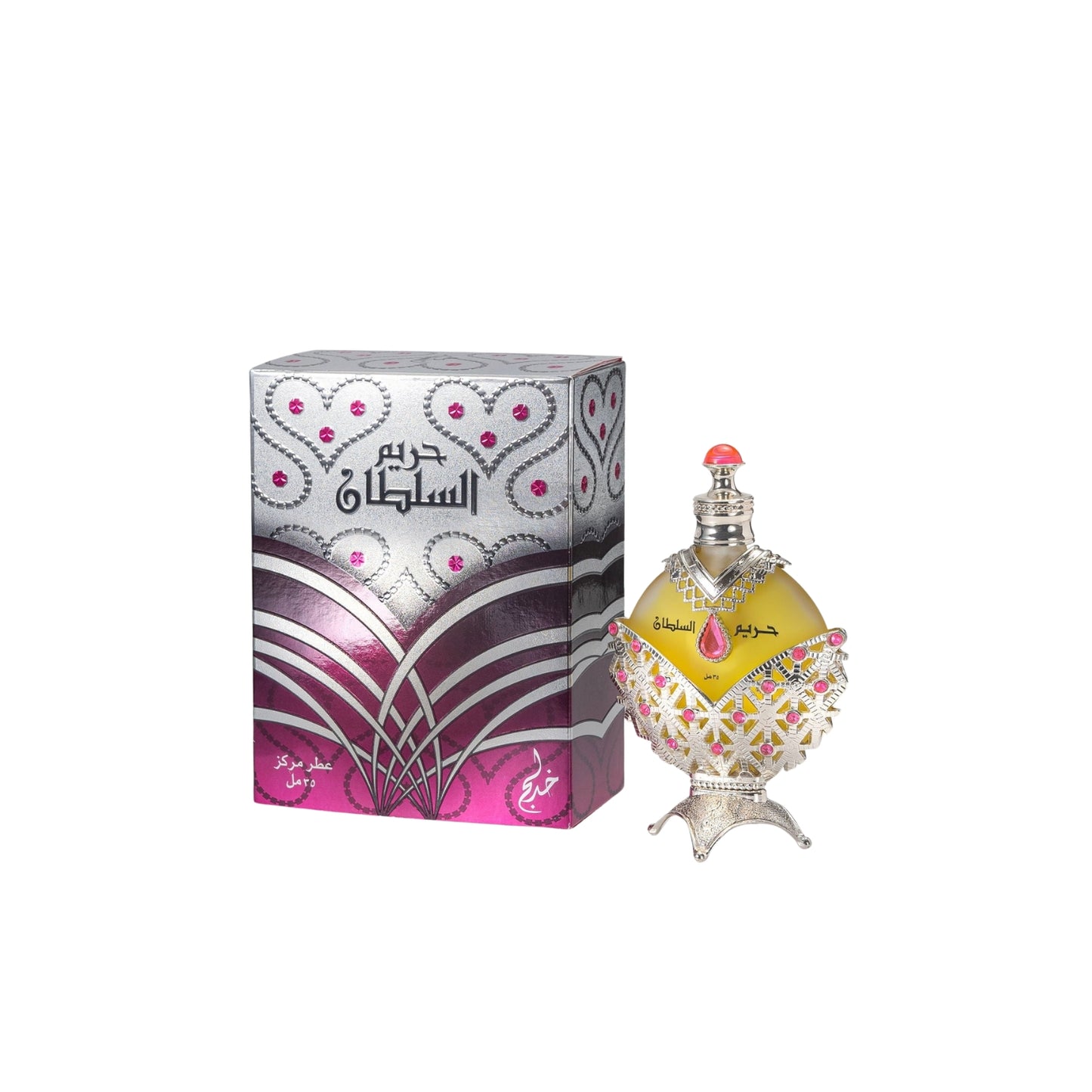 KHADLAJ PERFUMES Hareem Sultan Silver by Khadlaj Perfumes - Unisex Perfume Oil - 1.18 Fl Oz