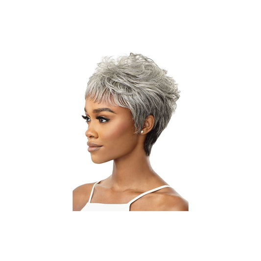 OUTRE Fab & Fly Gray Glamour Unprocessed Human Hair Wig - Theodora