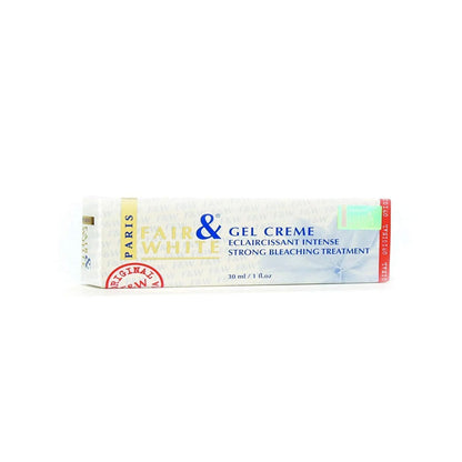 FAIR & WHITE GEL CREME Eclaircissant Intense Strong Bleaching Treatment 30ml
