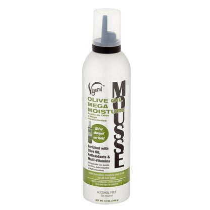 Vigorol Olive Oil Mega Moisture Mousse 12 Oz