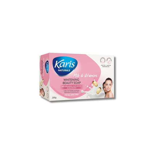 KARIS NATURALS Milk & Vitamins Whitening Beauty Soap 200G