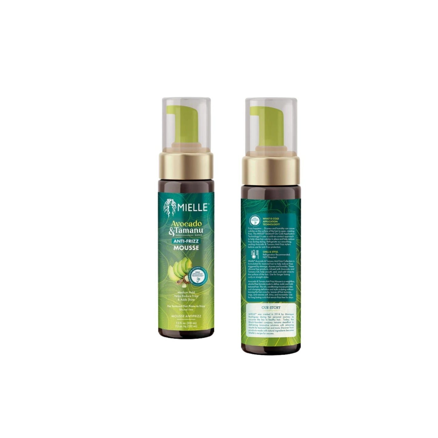 Mielle Avocado & Tamanu Anti-Frizz Mousse 7.5oz