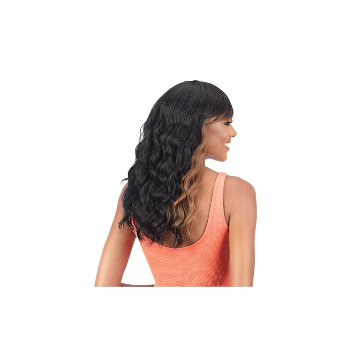 Mayde Beauty Human Hair Blend Mocha Wig - HONEY