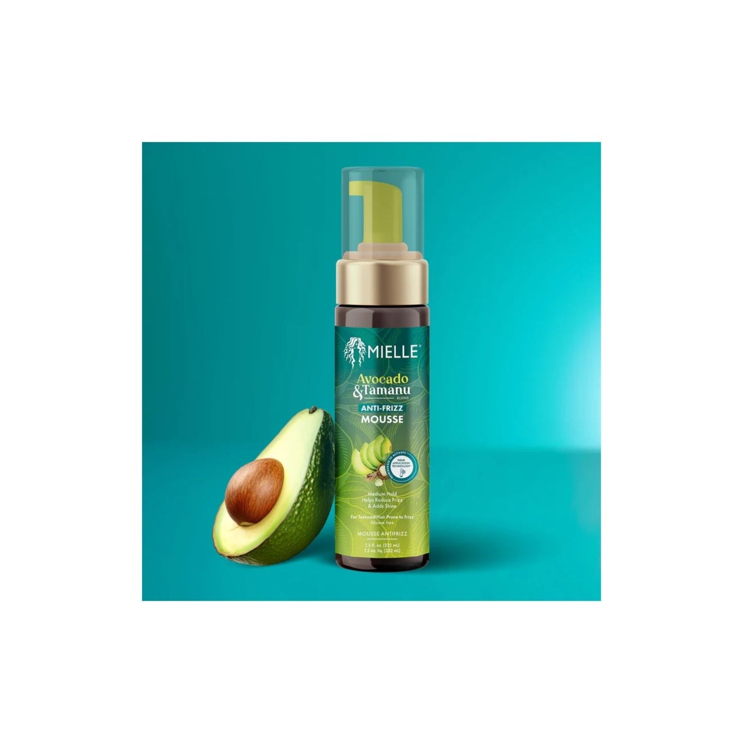 Mielle Avocado & Tamanu Anti-Frizz Mousse 7.5oz