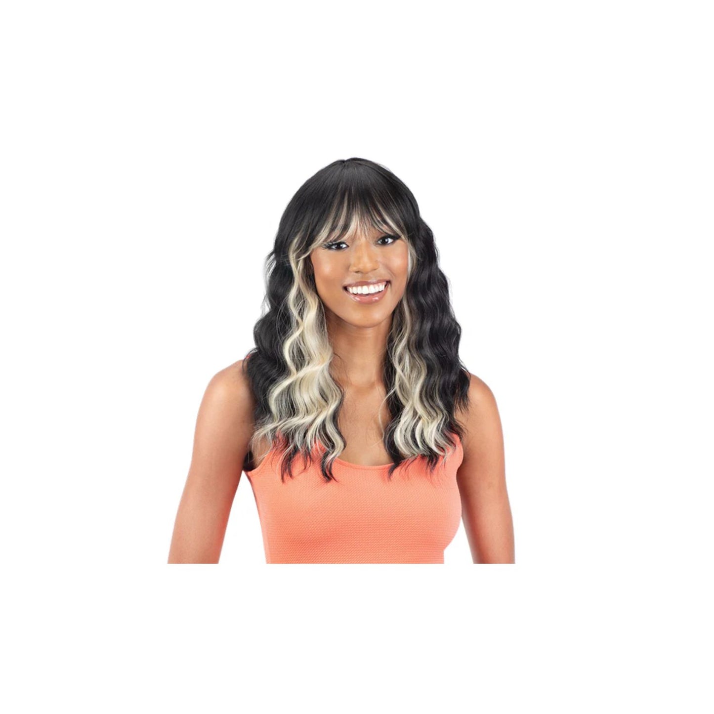 Mayde Beauty Human Hair Blend Mocha Wig - HONEY