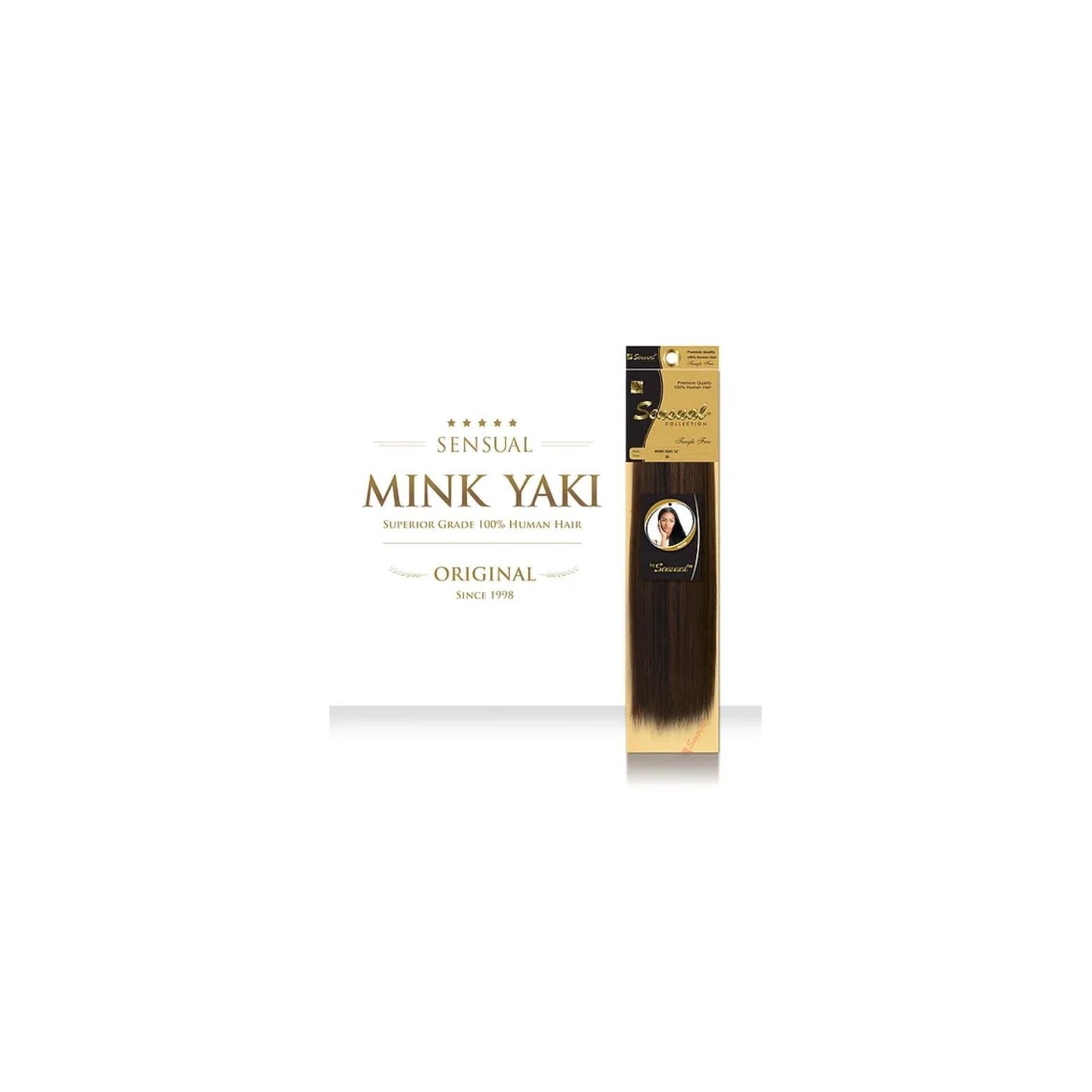 Sensual Hair Collection MINK YAKI -SINGLE PACK 8" - 14"