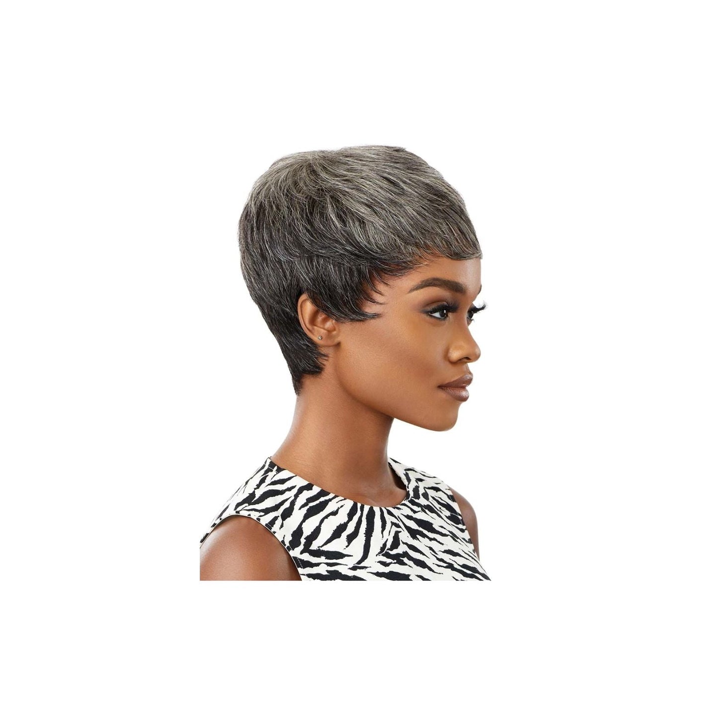 OUTRE Fab & Fly Gray Glamour Unprocessed Human Hair Wig - EDEN