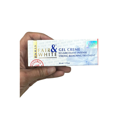 FAIR & WHITE GEL CREME Eclaircissant Intense Strong Bleaching Treatment 30ml