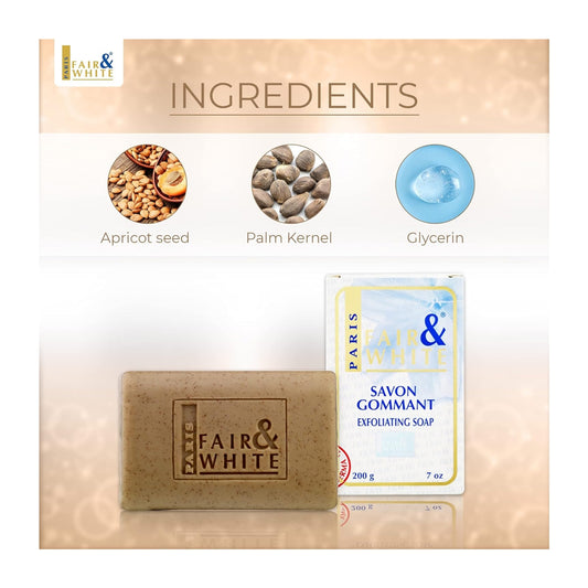 FAIR & WHITE SAVON GOMMANT EXFOLIATING SOAP 200G