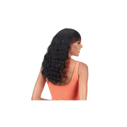 Mayde Beauty Human Hair Blend Mocha Wig - HONEY
