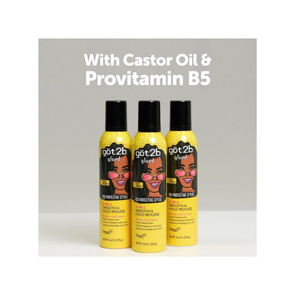 Got2B Glued Smooth & Hold Hair Mousse - 8oz