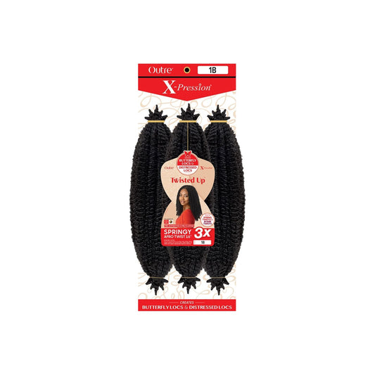 OUTRE Crochet Braids X-Pression Twisted Up 3X Springy Afro Twist - 16"