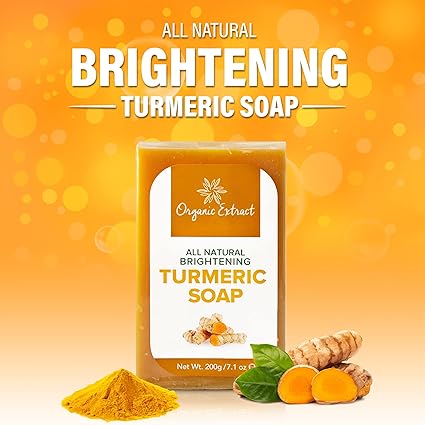 Organic Extract Turmeric Soap 7 oz/ 200g