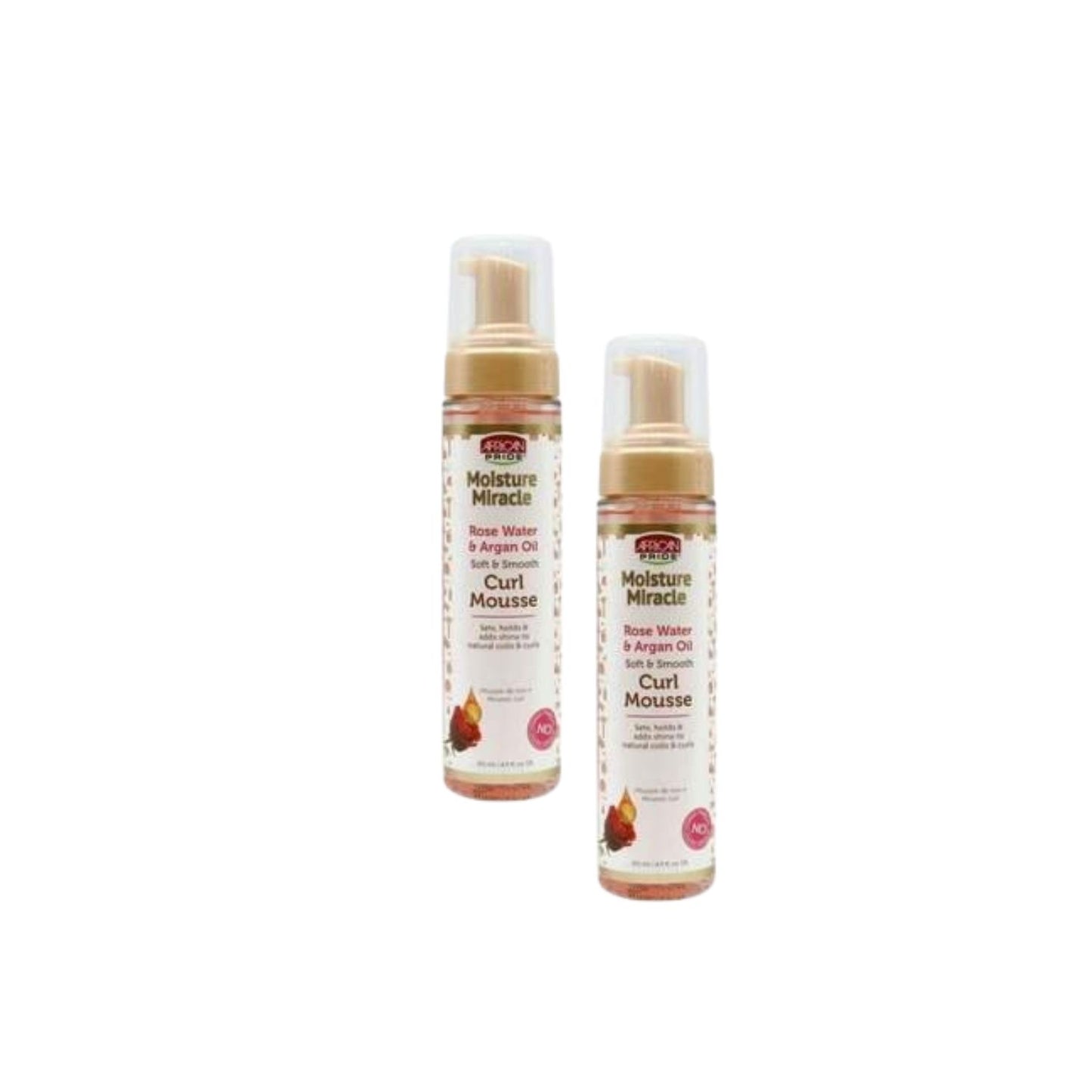 African Pride Moisture Miracle Rose Water & Argan Oil Curl Mousse 8.5oz