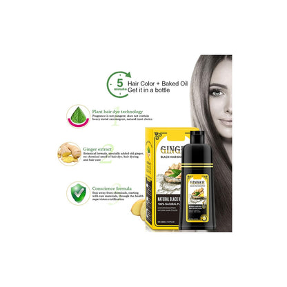 Ginger Black Hair Shampoo 500ml