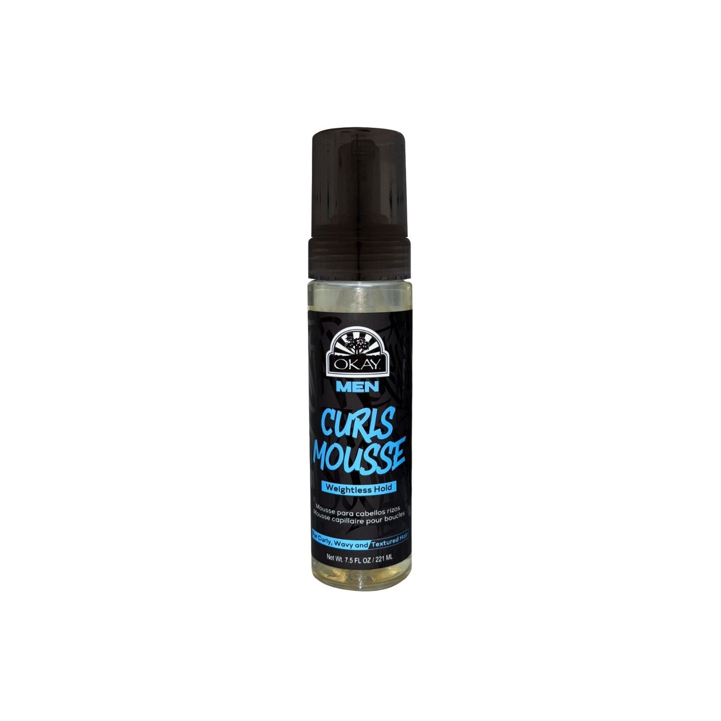 OKAY Men's Curls Mousse 7.5oz