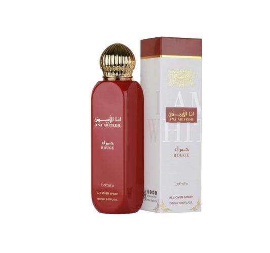 Lattafa Ana Abiyedh Rouge All Over Spray 150 ML (5.07oz)
