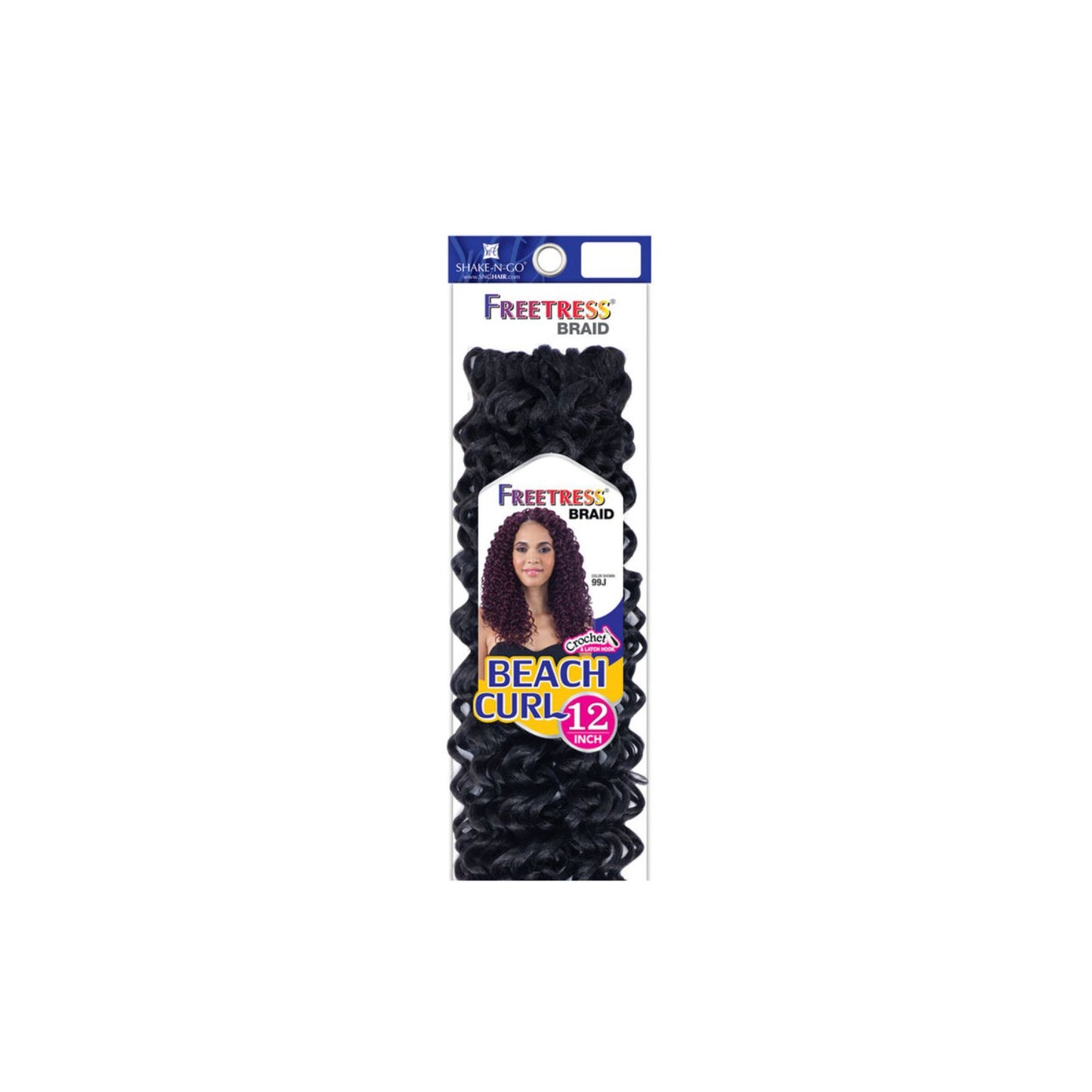 SHAKE-N-GO FREETRESS Crochet Braid Beach Curl 12"