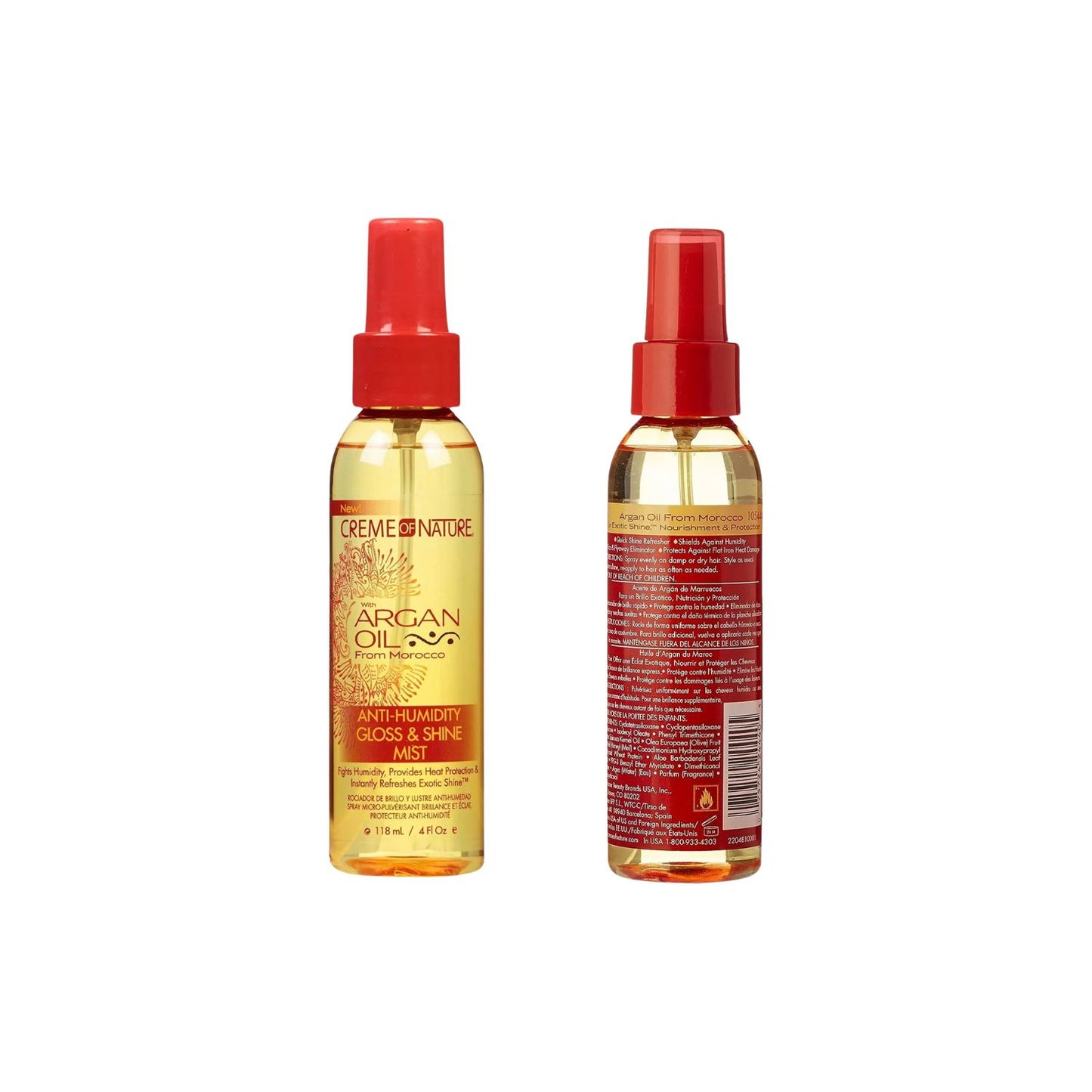 Creme of Nature Argan Oil Anti-Humidity Gloss & Shine Mist 118.0 ML