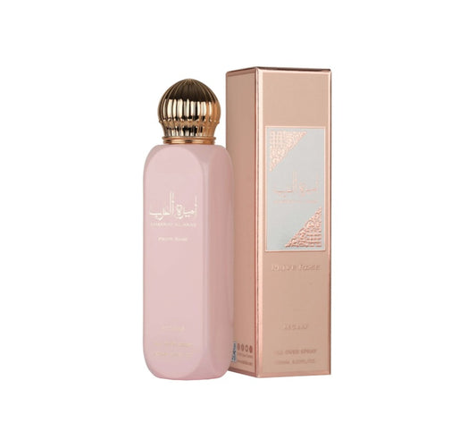Lattafa Ameerat Al Arab Prive Rose All Over Spray 150 ML (5.07oz) by Asdaaf