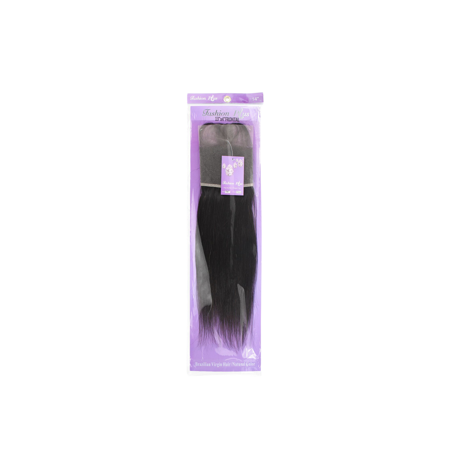 Fashion Plus - 100% Human Hair Brazilian Virgin 13x4 Lace Frontal