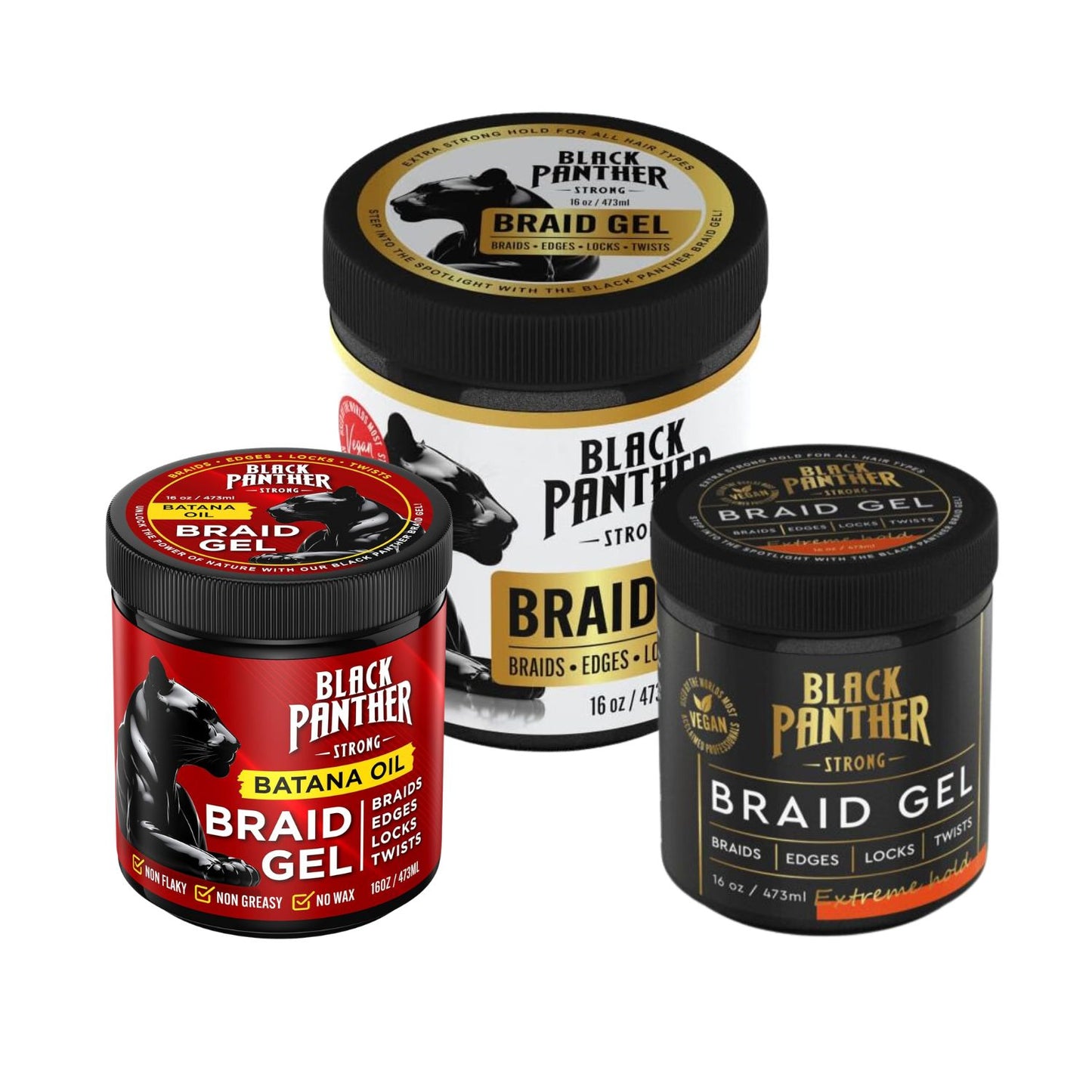 Black Panther Braid Gel 4oz