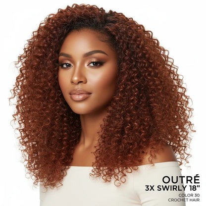 Outre 3X Swirly 18" Crochet Hair color-30
