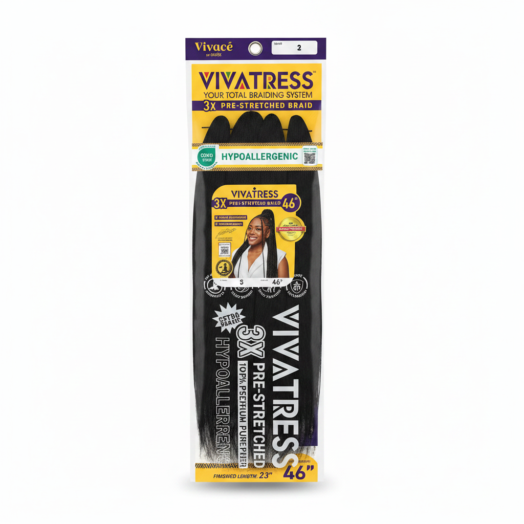 Vivatress 3X Pre-Stretched Braiding Hair
