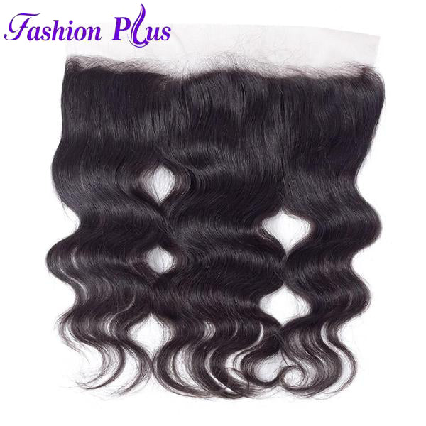 Fashion Plus - Body Wave 100% Human Hair Brazilian Virgin 13x4 Lace Frontal Body Wave Hair Frontal