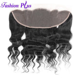 Fashion Plus - Loose Wave 100% Human Hair Brazilian Virgin 13x4 Lace Frontal Loose Wave Hair Frontal
