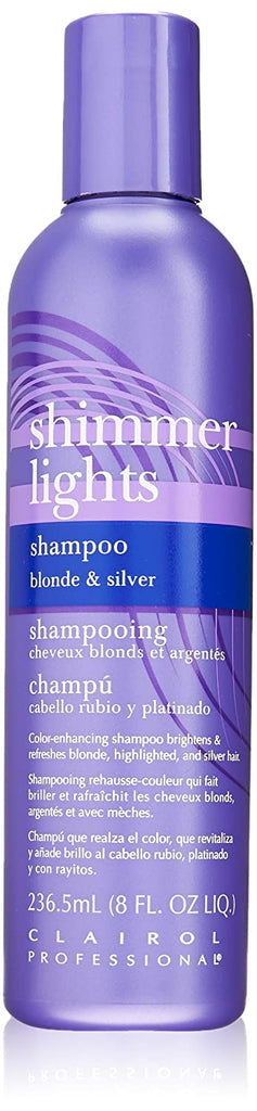Clairol Shimmer Lights Original Shampoo Blonde and Silver 8 oz.