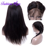 Fashion Plus - Brazilian Straight Full Lace 100% Human Hair Wig