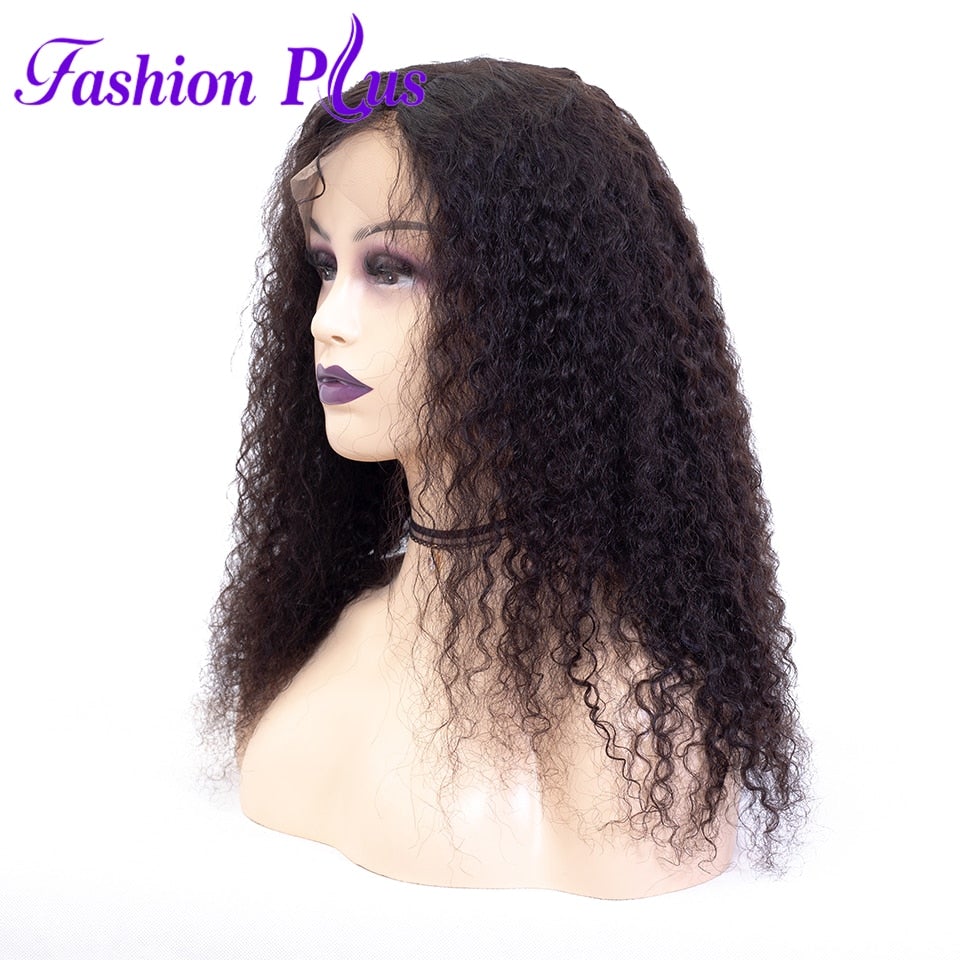 Fashion Plus - Brazilian Curly 13x4  Lace Front wig