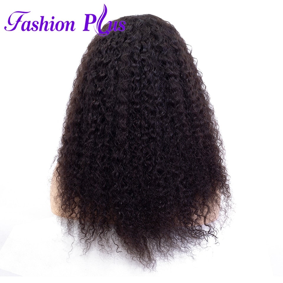 Fashion Plus - Brazilian Curly 13x4  Lace Front wig